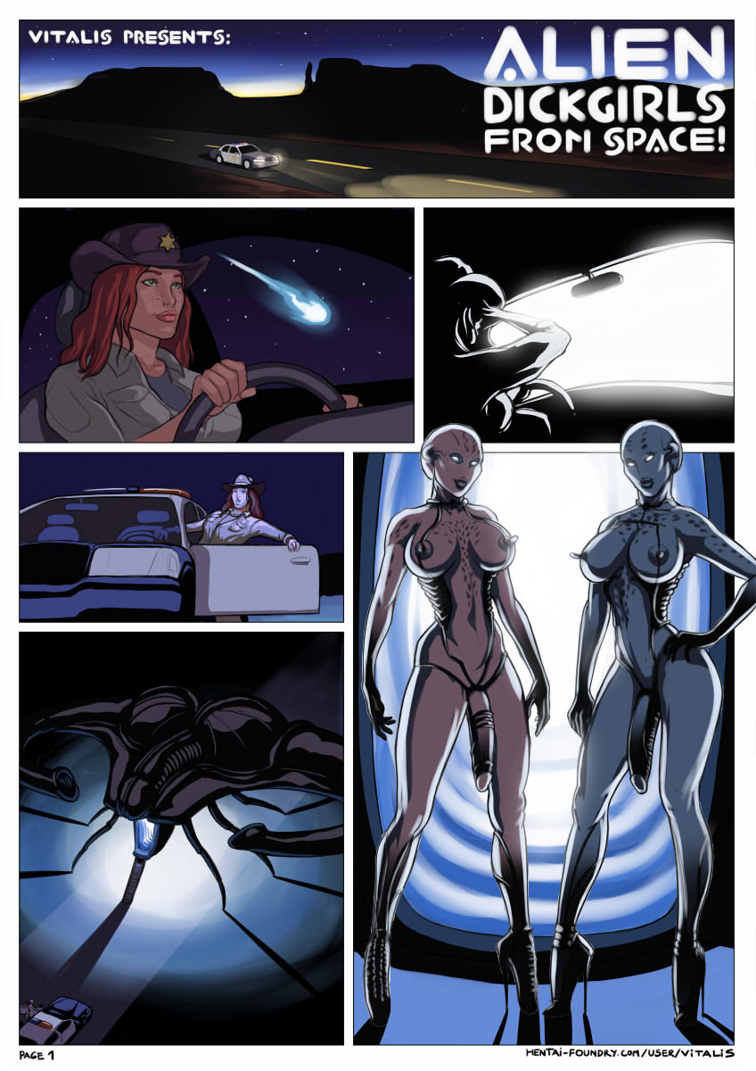 Alien Dickgirls From Space page 1 full
