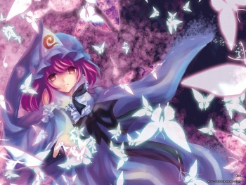Yuyuko Saigyouji Wallpaper Collection cover