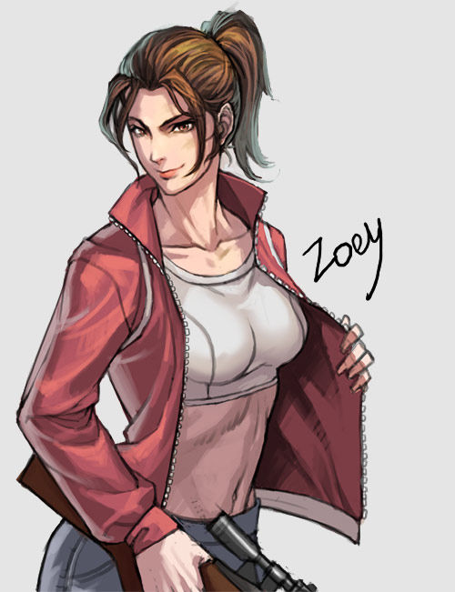 Zoey - Left 4 Dead page 4 full
