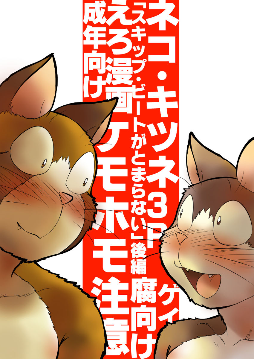 キツネ×ネコ・ケモホモ漫画《後編》 page 1 full