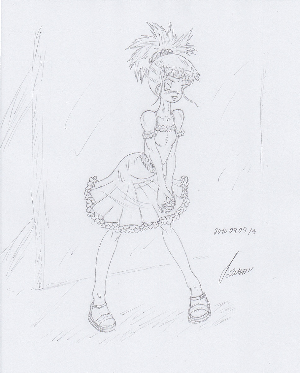 My miny Rika Nonaka_digimon tamers Sketches work_1 page 6 full