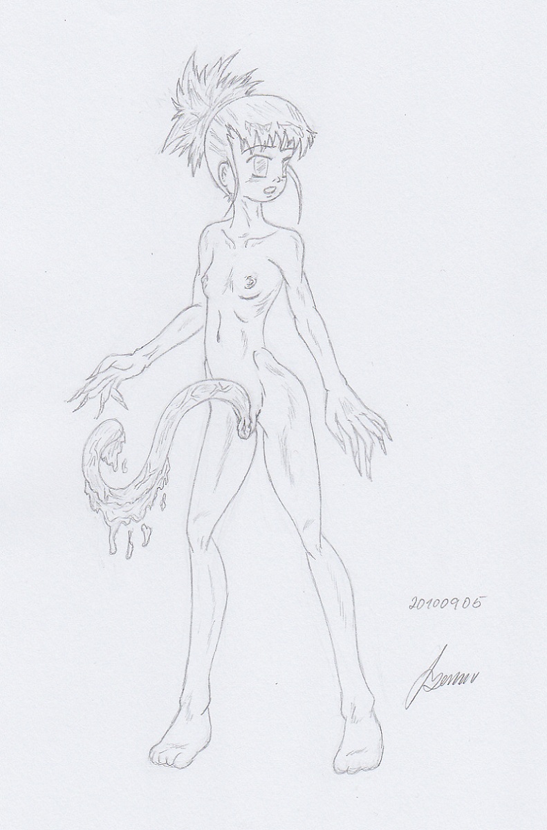 My miny Rika Nonaka_digimon tamers Sketches work_1 page 8 full