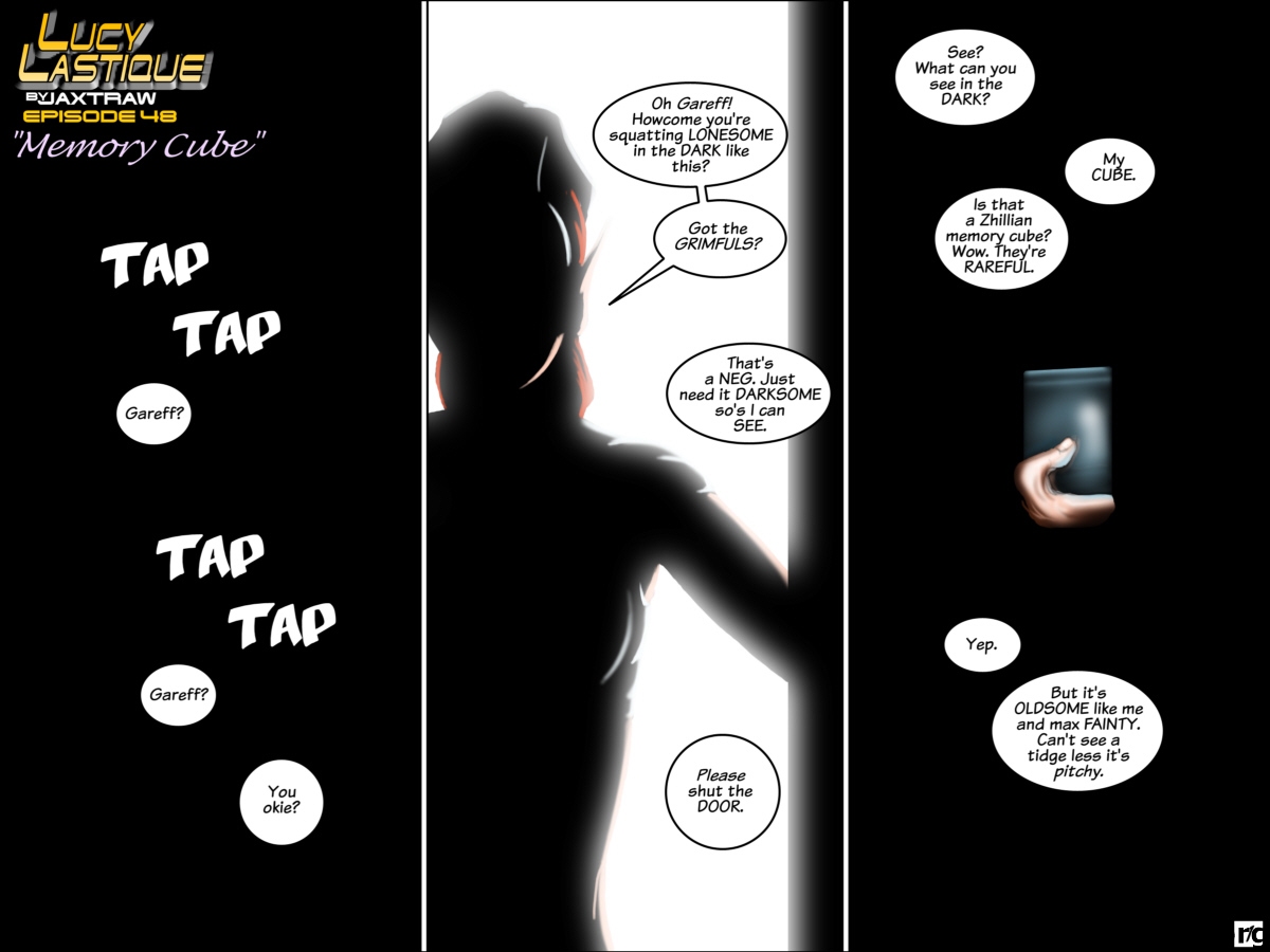Lucy Lastique - Memory Cube and Bonus Art page 1 full