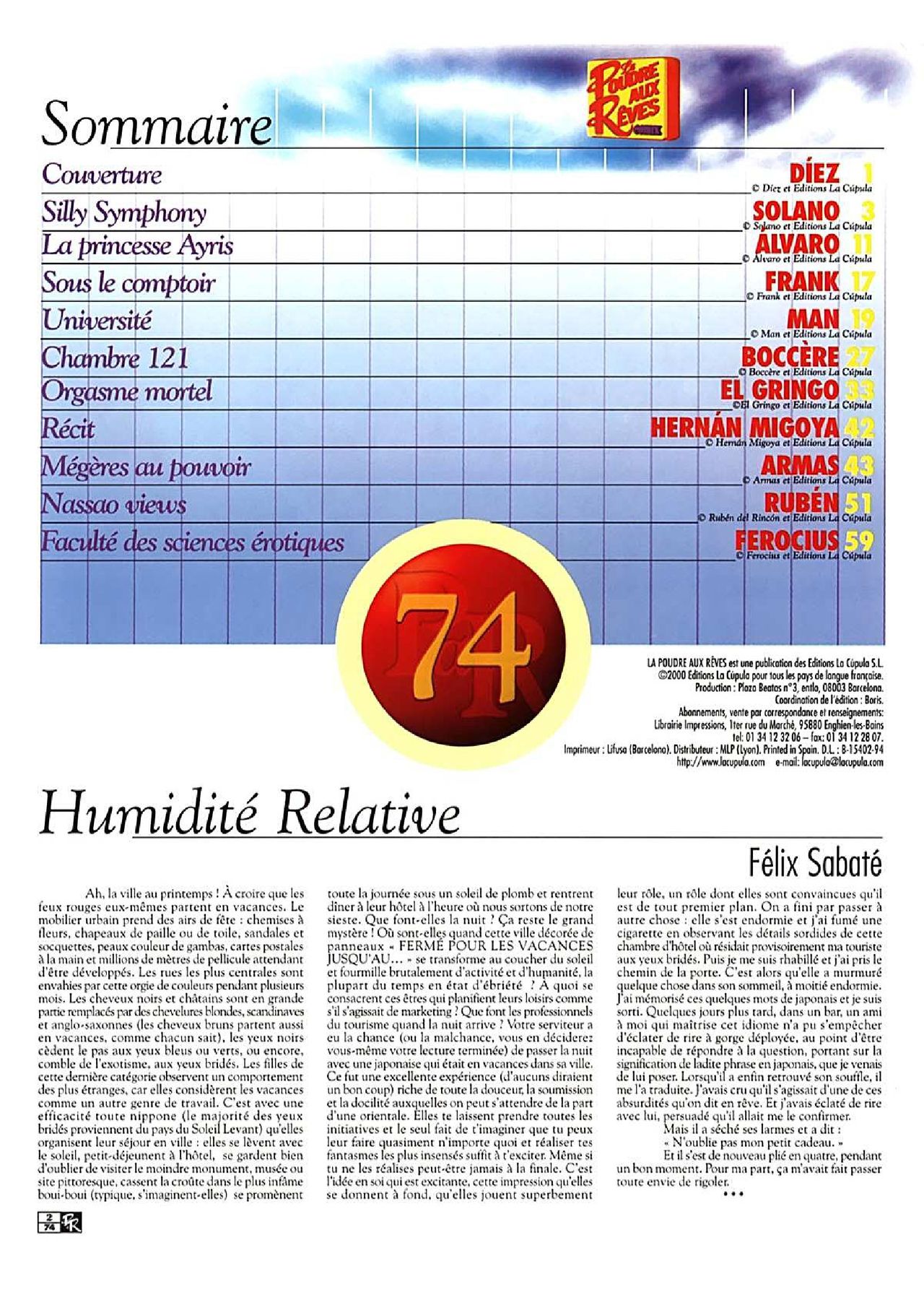 La poudre aux rêves  #74 page 2 full