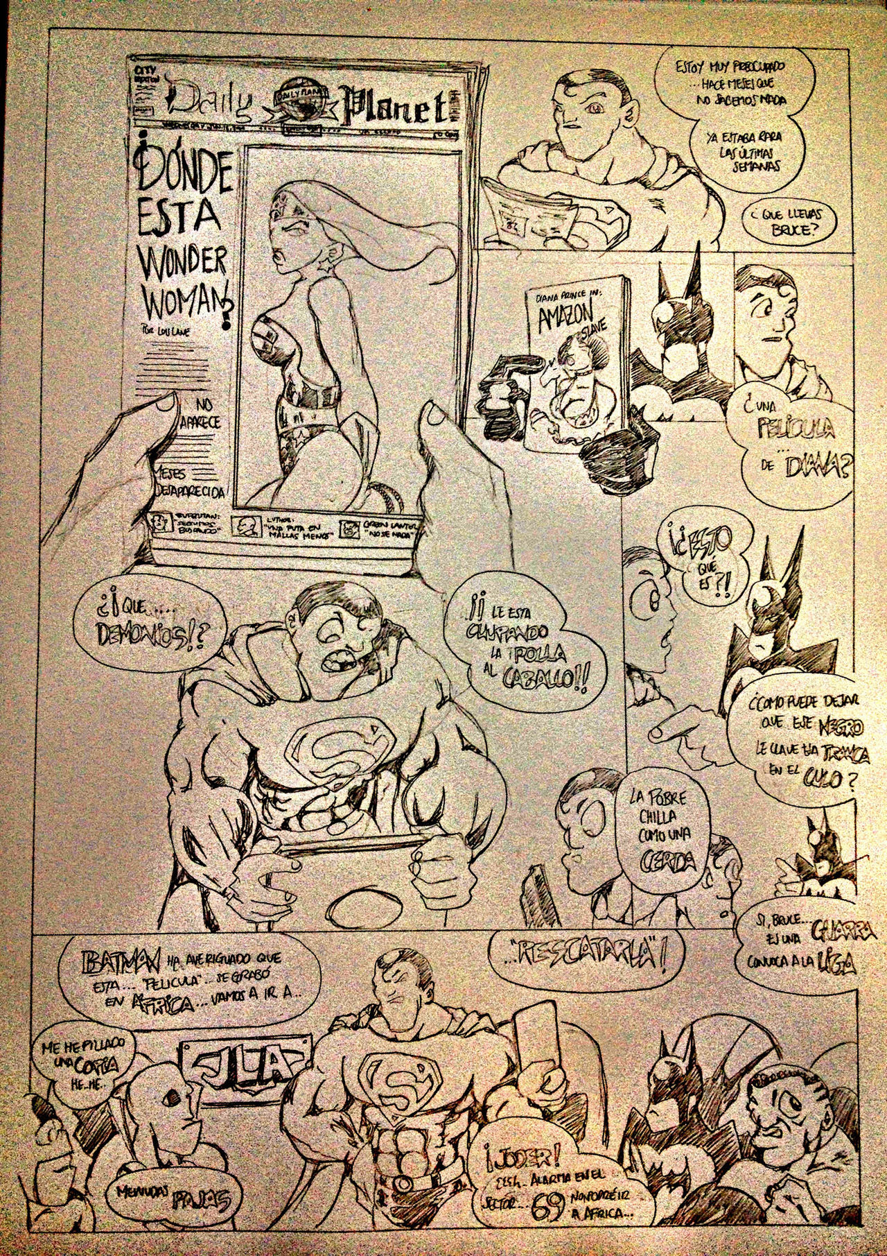 Wonder Woman Pornstar 001 page 1 full