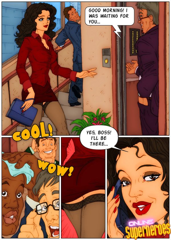 Unsatisfied Secretary gets fucked by Batman page 9 full