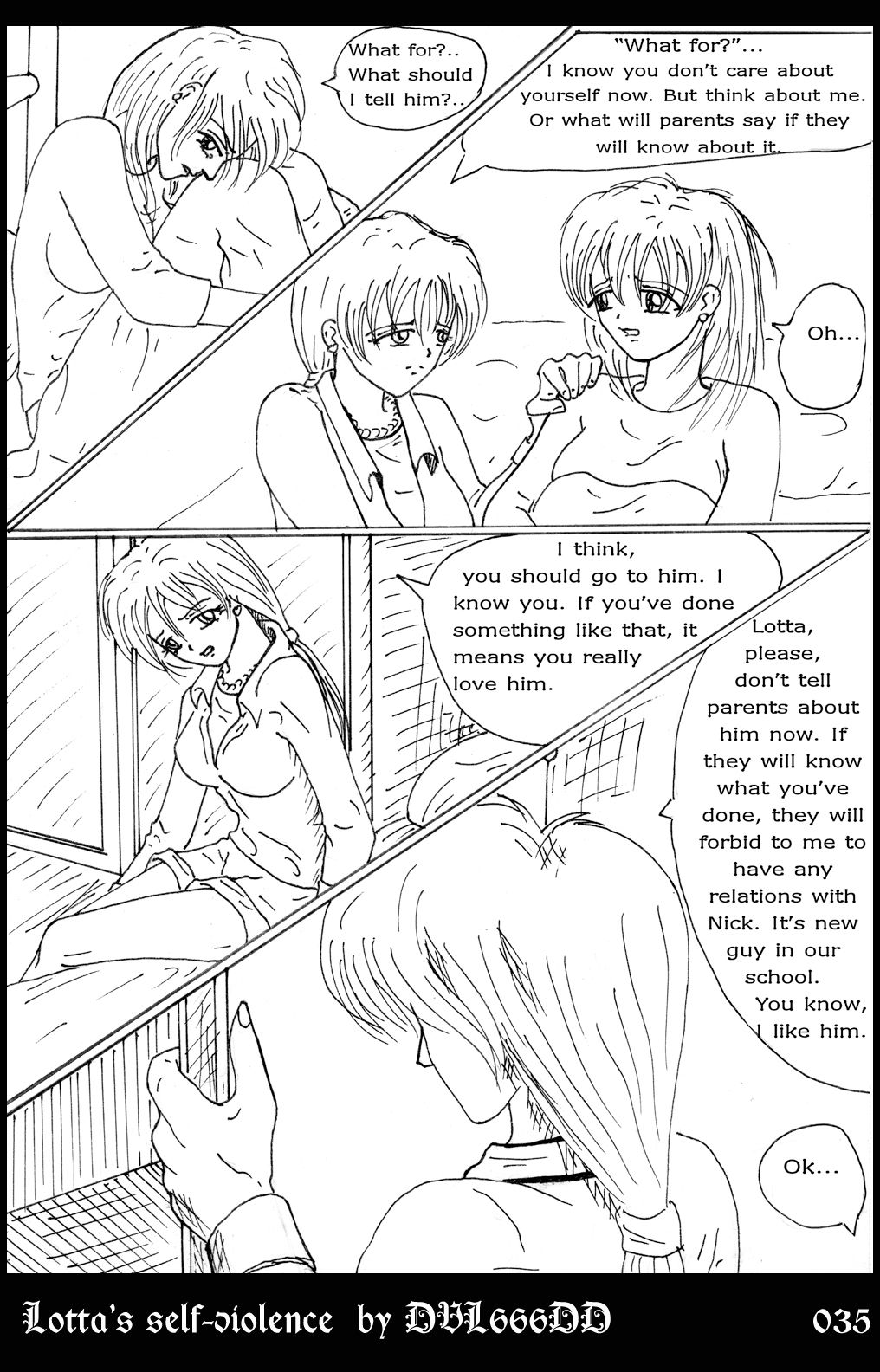Lotta's self-violence - Volume #1 page 3 full