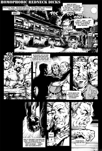 Logan - Western Gay Porn Comix - Homophobic Redneck Dicks cover