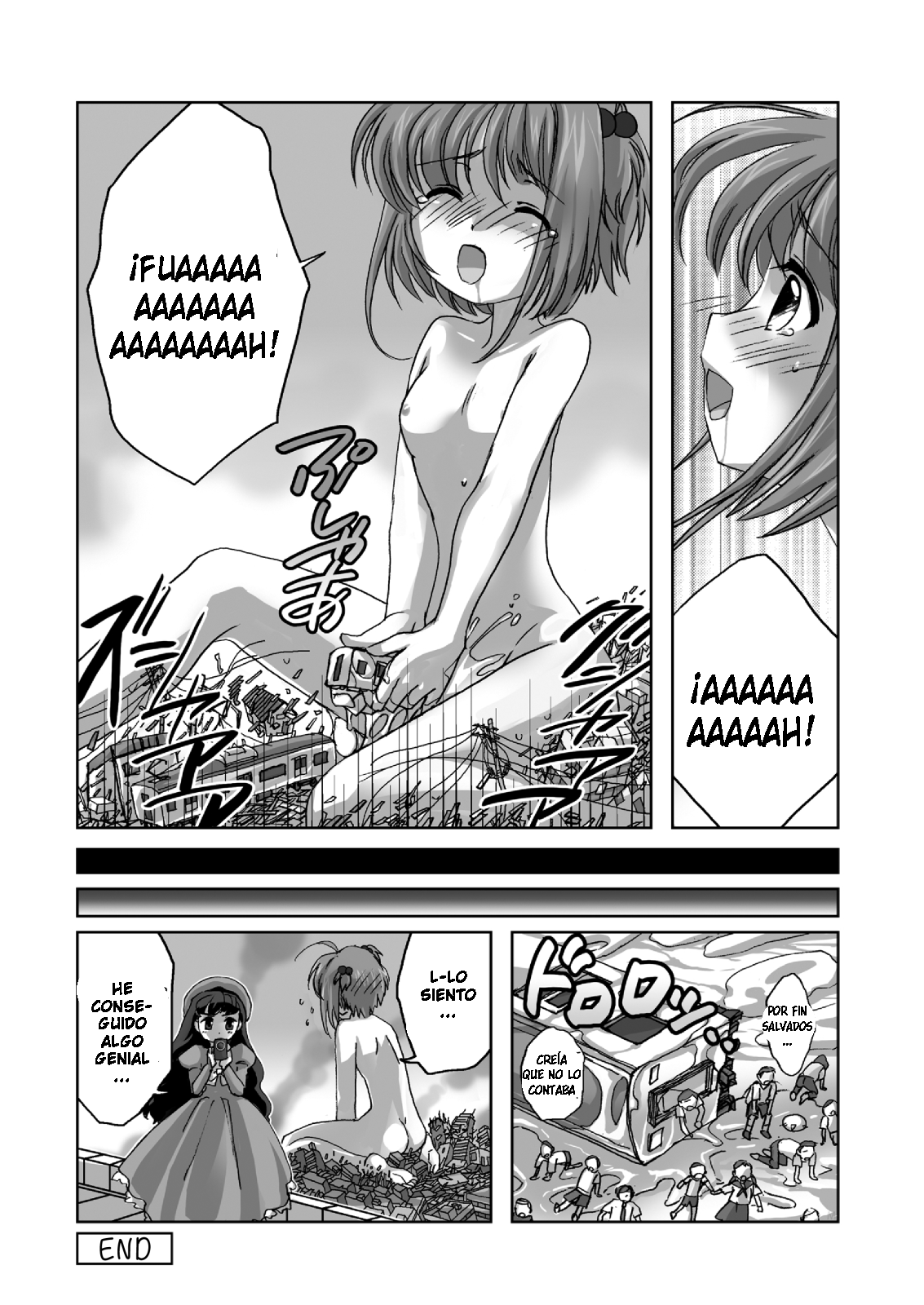 Sakura, Kaijuu ni Nacchatta?! | ¡¿Se Convritió en un Monstruo? page 9 full