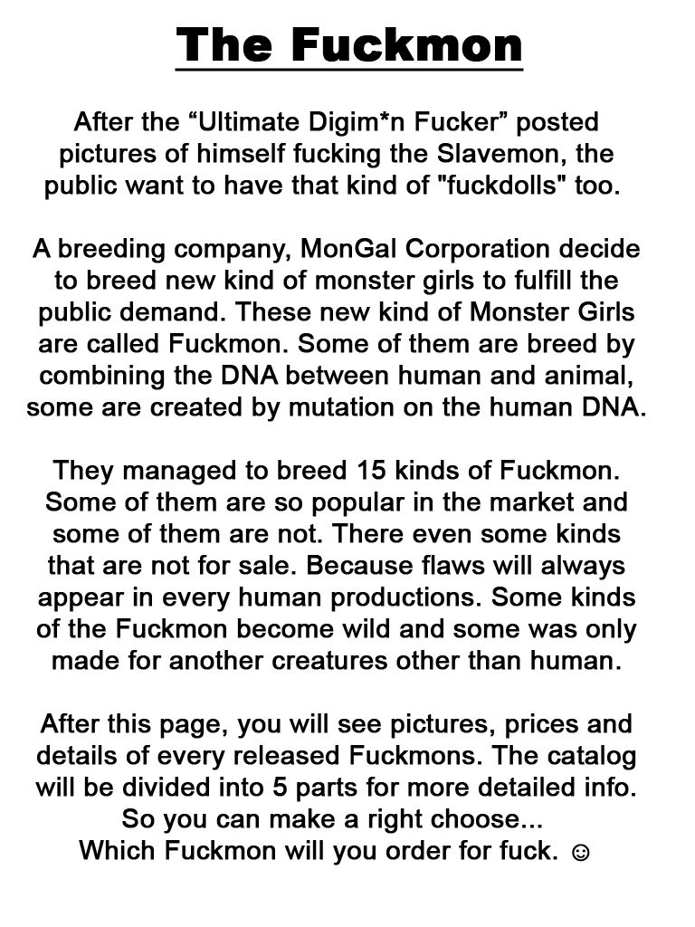 Monster Girls - Fuckmon Edition part 1 page 2 full