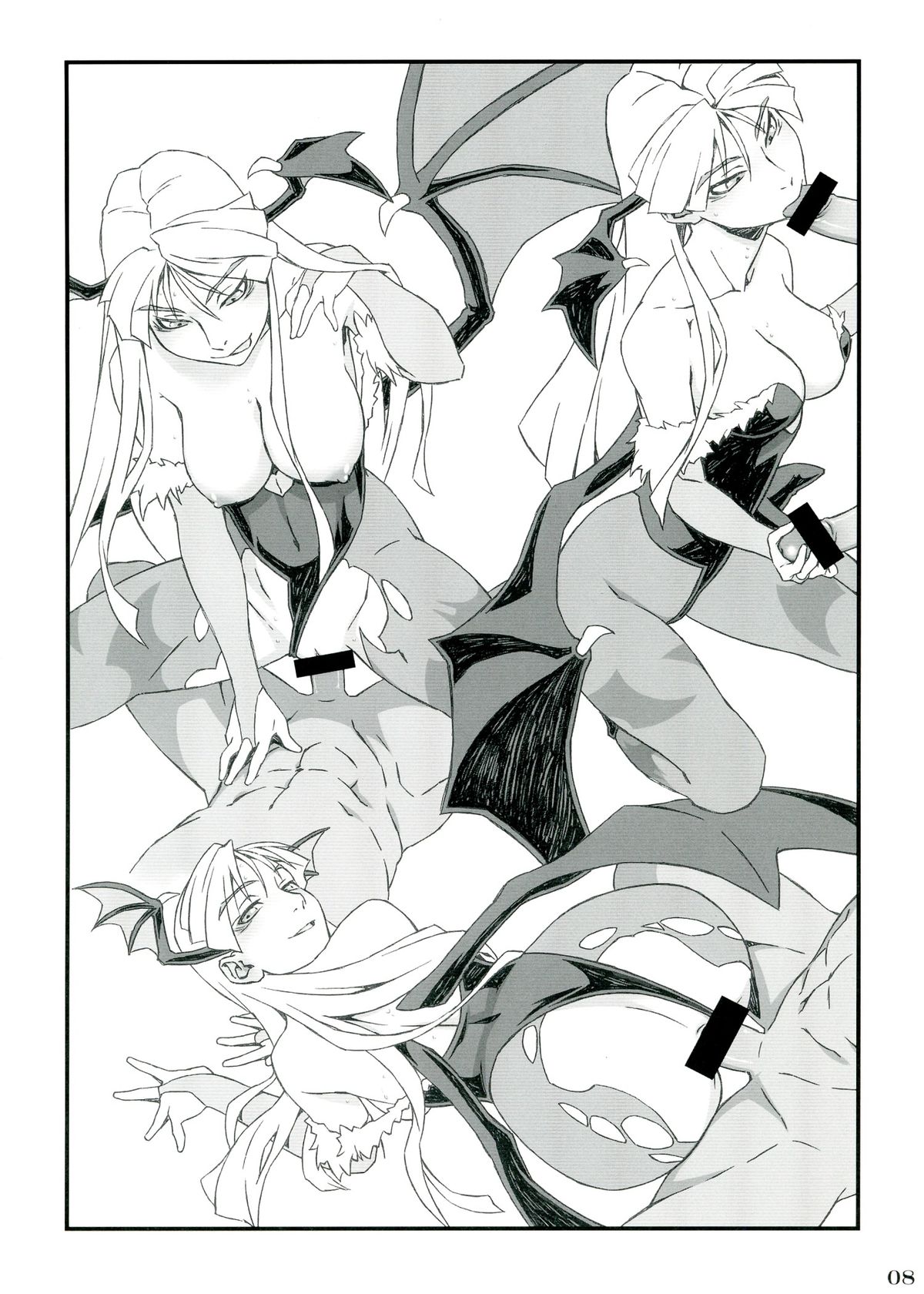 Morrigan no Ero Hon page 8 full