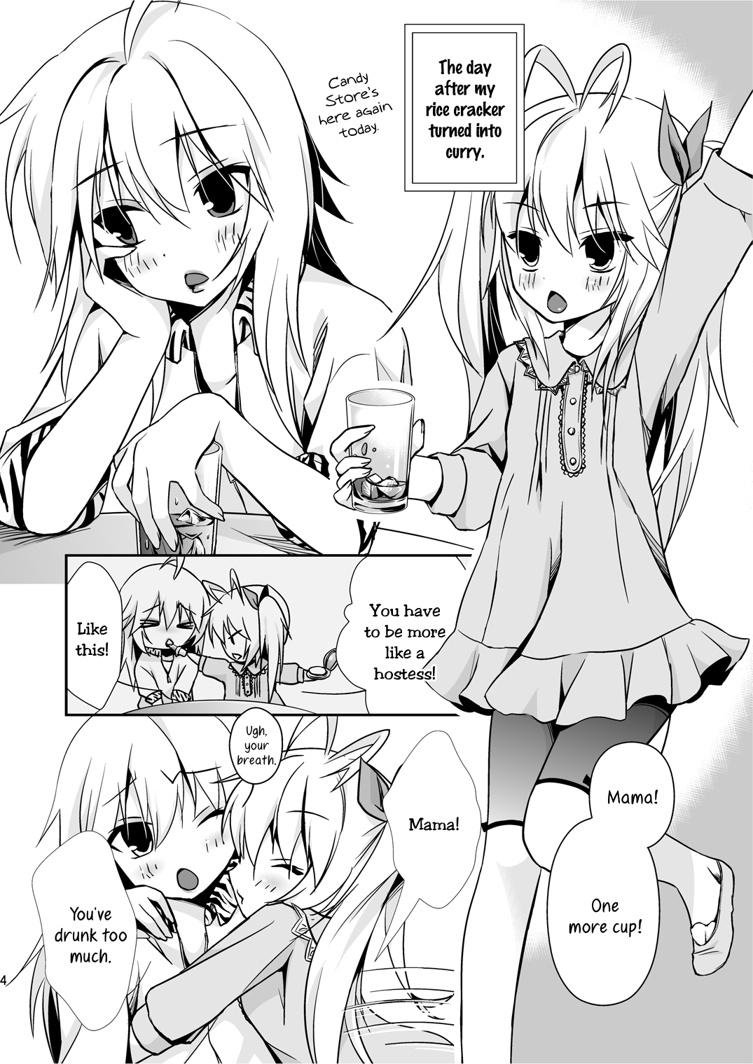 Dagashiya-san no Oshigoto | Candy Store's Job   =TV &amp; Yuri-ism= page 4 full