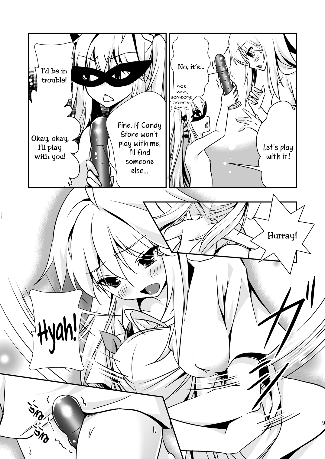 Dagashiya-san no Oshigoto | Candy Store's Job   =TV &amp; Yuri-ism= page 9 full