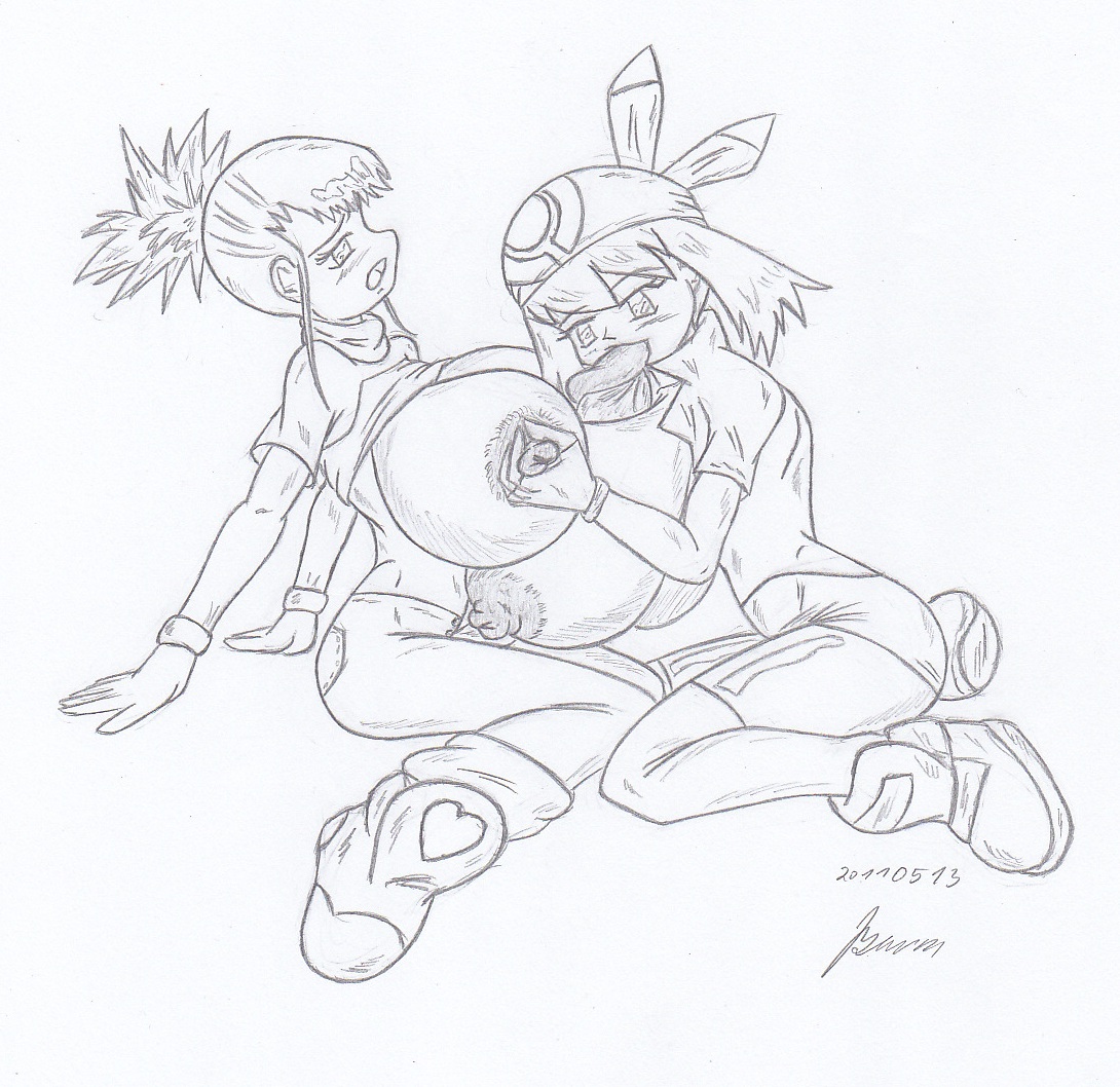 My miny Rika Nonaka_digimon tamers Sketches work_5 -  1/3 page 8 full