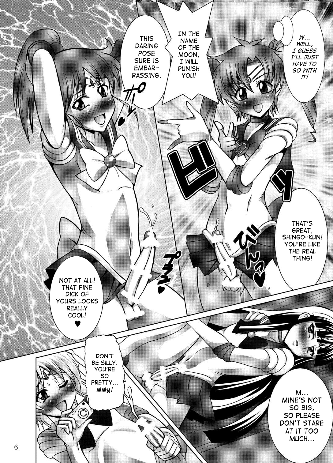 Sailor Fuku Josou Shounen Senshi vs Gaibu Taiyoukei San Senshi page 5 full