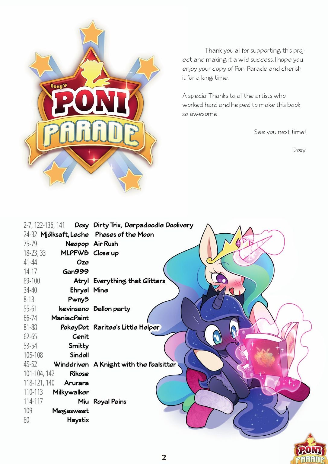 Poni Parade page 2 full
