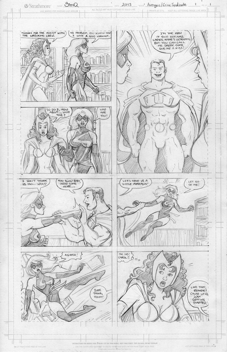 Avengers vs the Crime Syndicate page 1 full