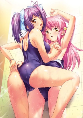 Gakkou Mizugi ~Semen Pool de Oyoidara~ cover
