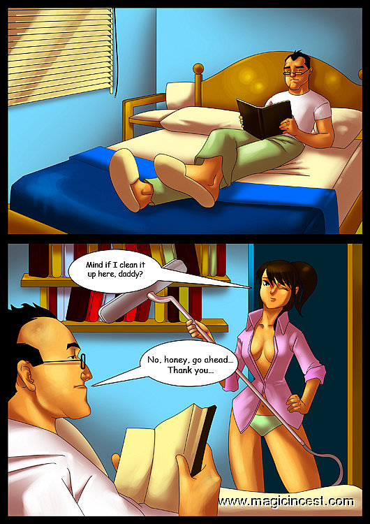 Cleaning of daddy's room turns into the fuck page 1 full