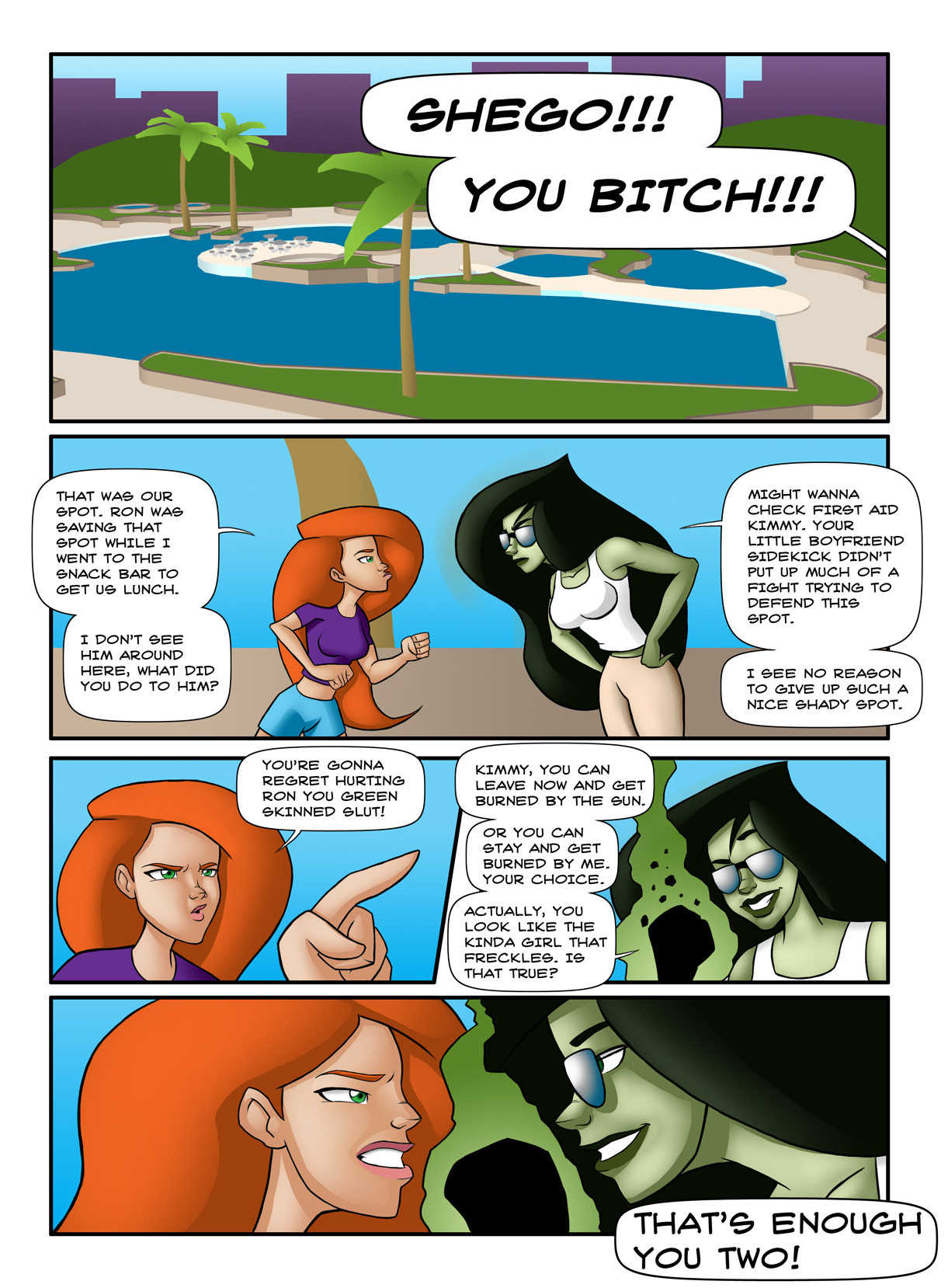 Kim Possible FMG Comic page 1 full