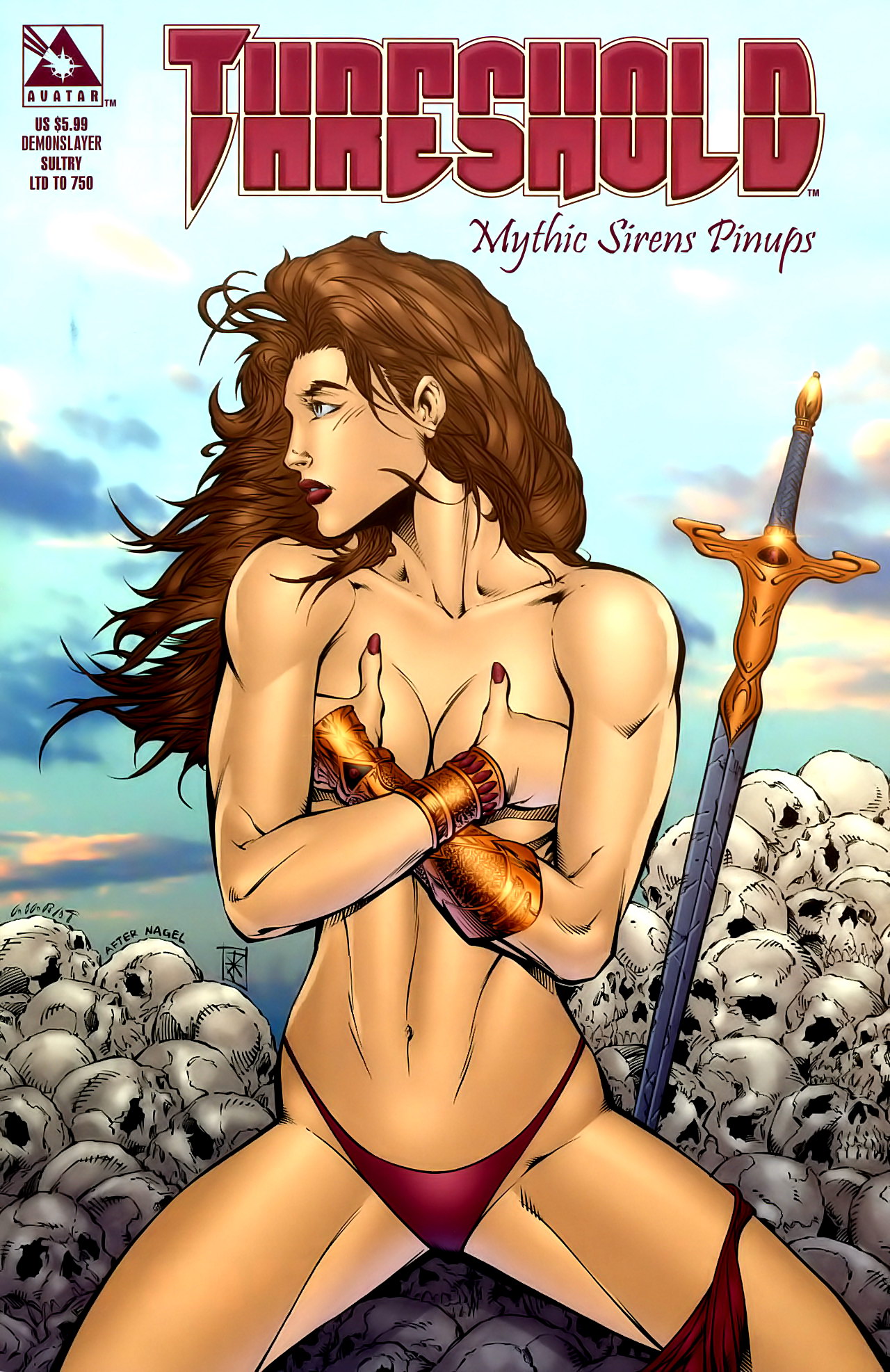 Threshold - Mythic Sirens Pinups page 5 full