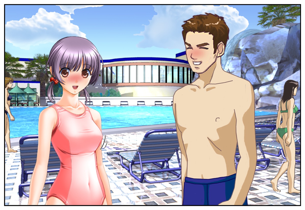 Moshimo Pool de Saikou ni Eroi Onna-tachi no Kokoro ga Yometara... page 10 full