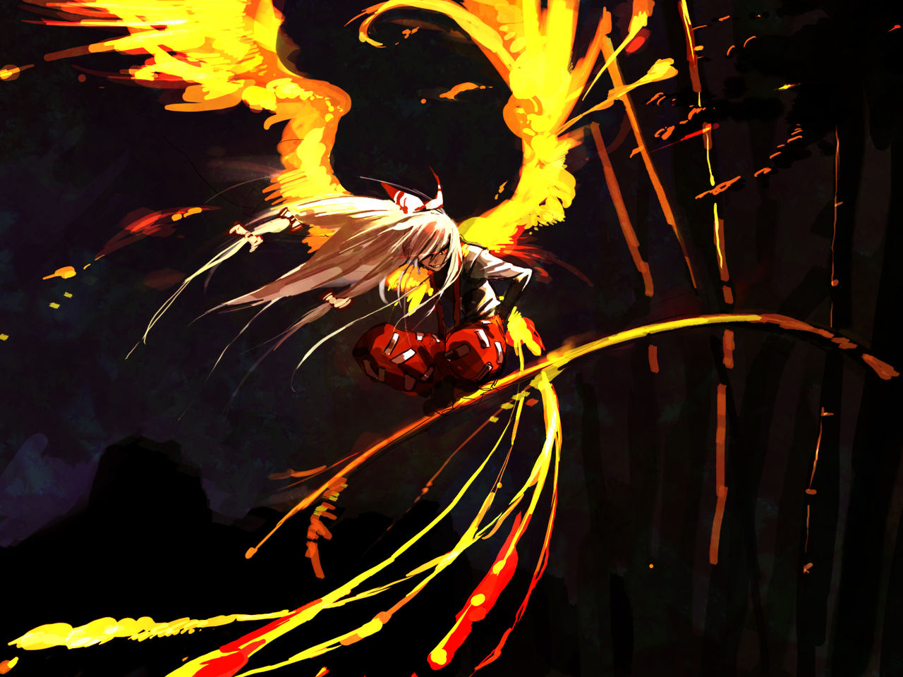 Fujiwara no Mokou Wallpaper Collection page 9 full