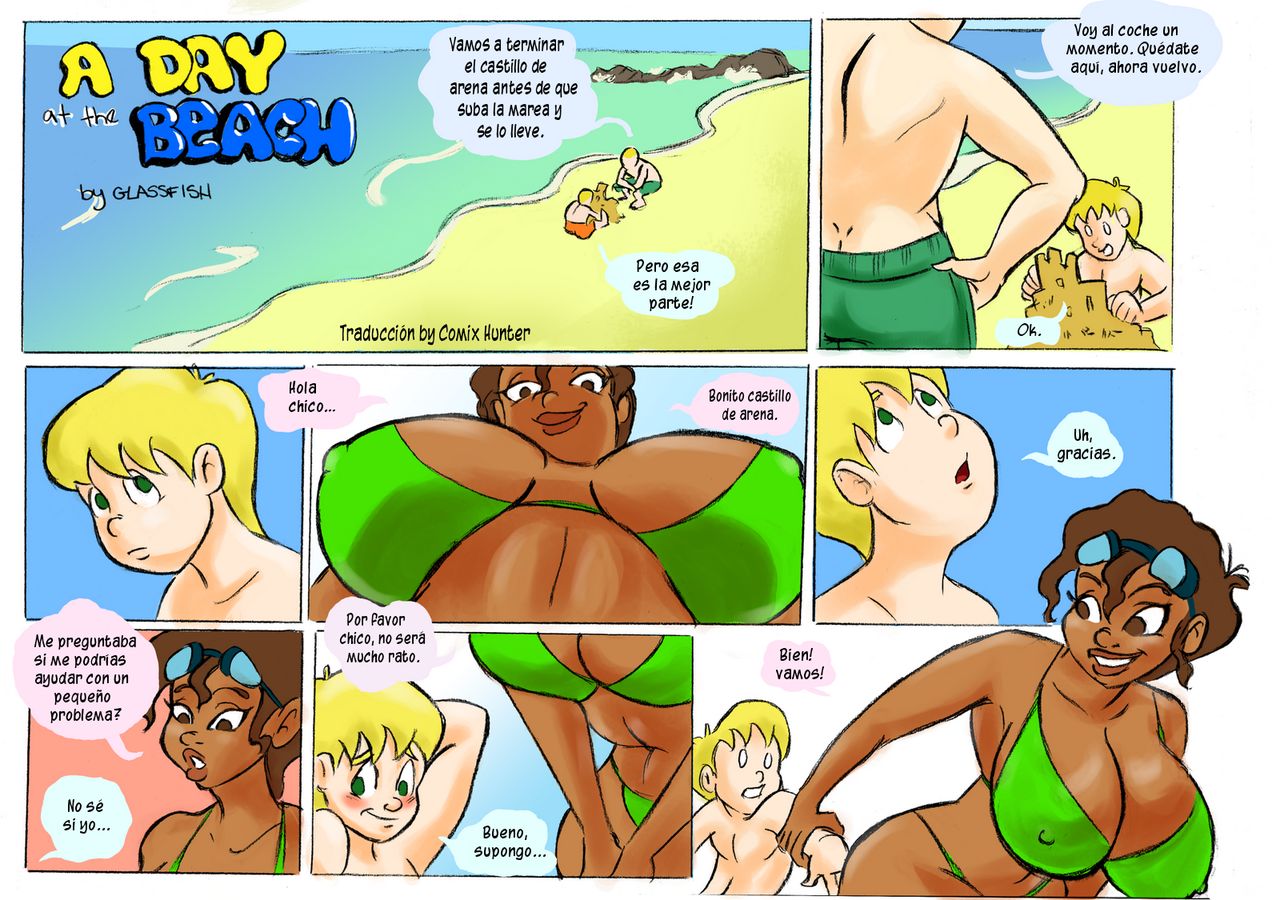 A Day at the Beach page 1 full