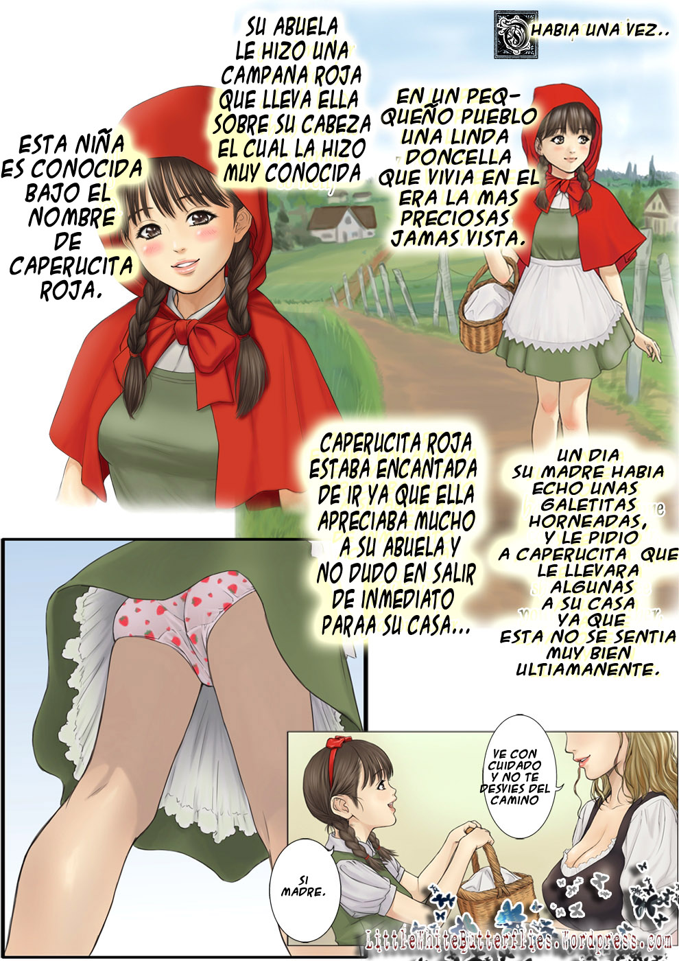Otona no Ehon Akazukin-chan | Caperucita Roja y los lobos ferozes! page 2 full