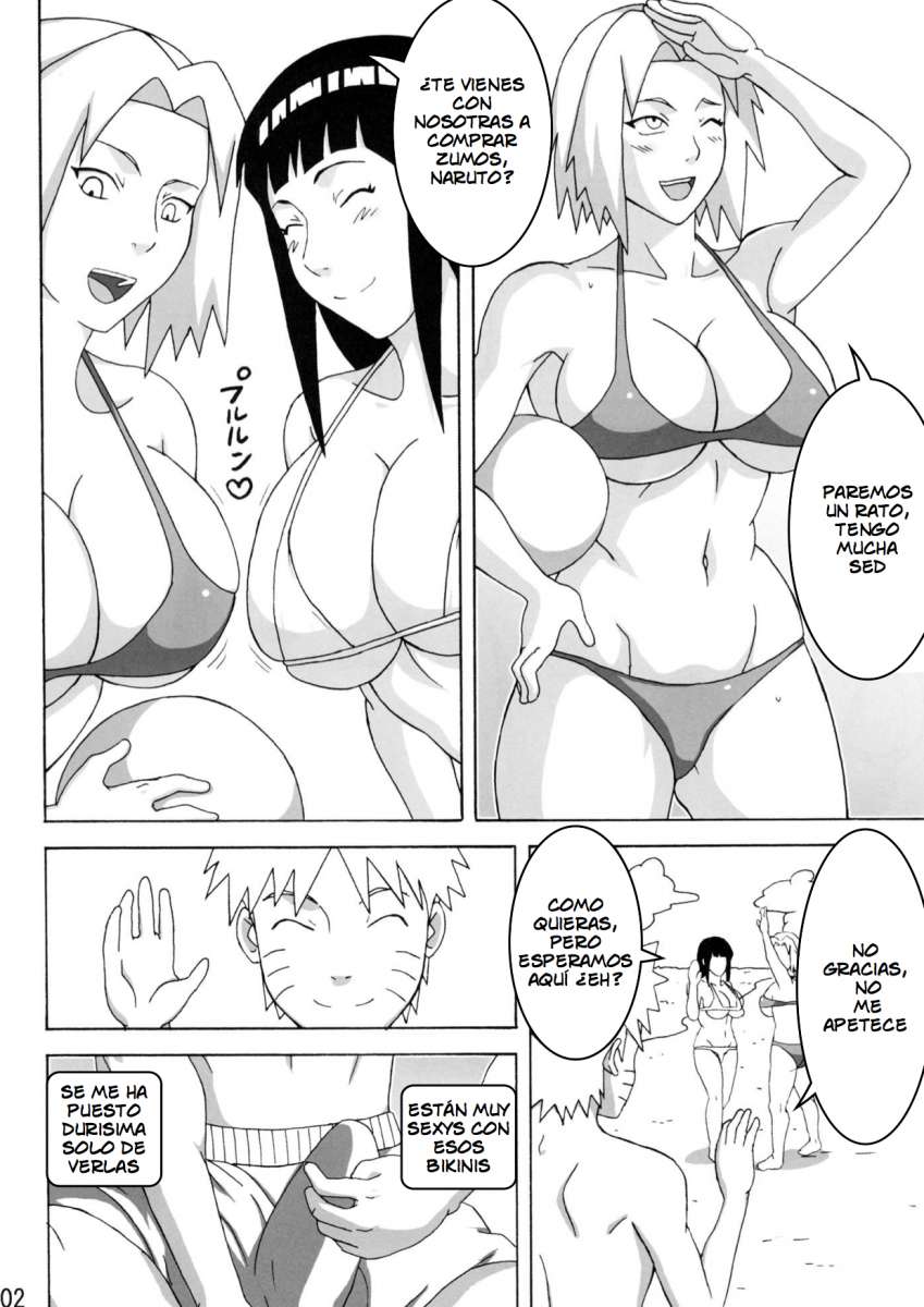 Tsunade no Insuiyoku | Naruto: La Playa Obscena page 3 full