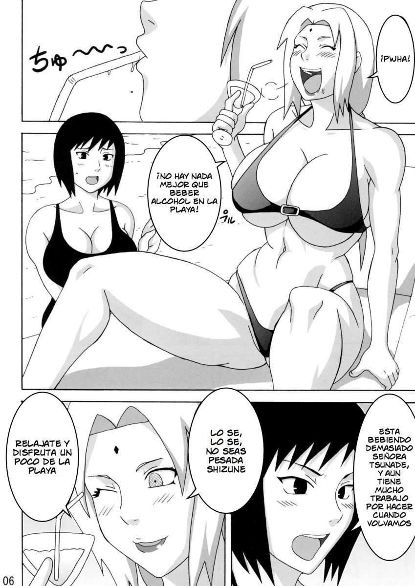 Tsunade no Insuiyoku | Naruto: La Playa Obscena page 7 full