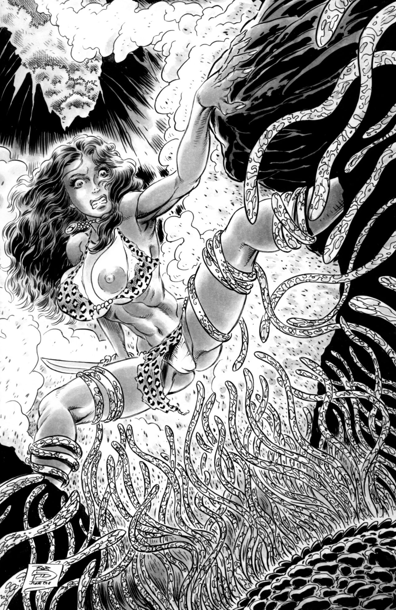 Cavewoman - All Natural page 8 full