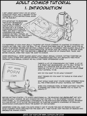 Adult Comics Tutorial cover