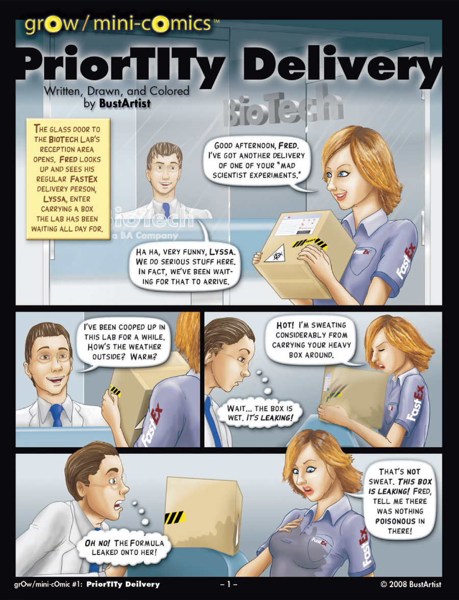 grOw Mini Comics - PriorTITy Delivery page 3 full