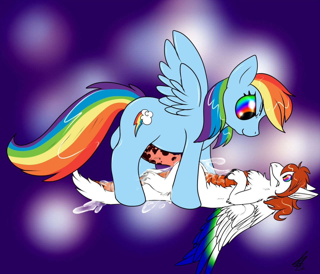 Rainbow Dash Cockvores Malduran page 1 full