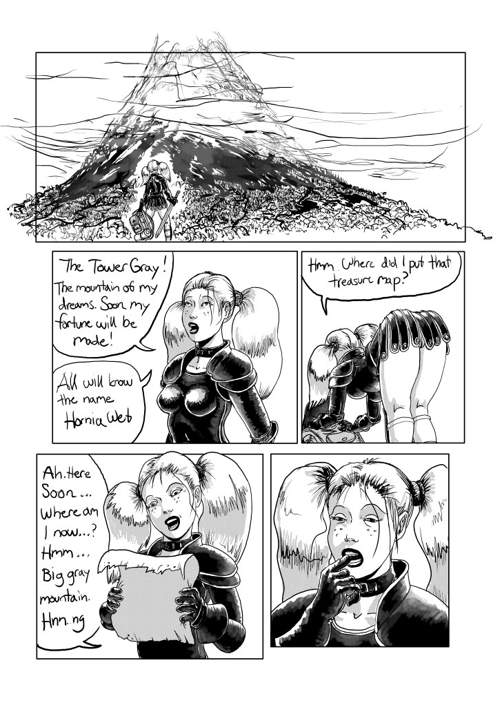 Sam the Black Knight page 1 full