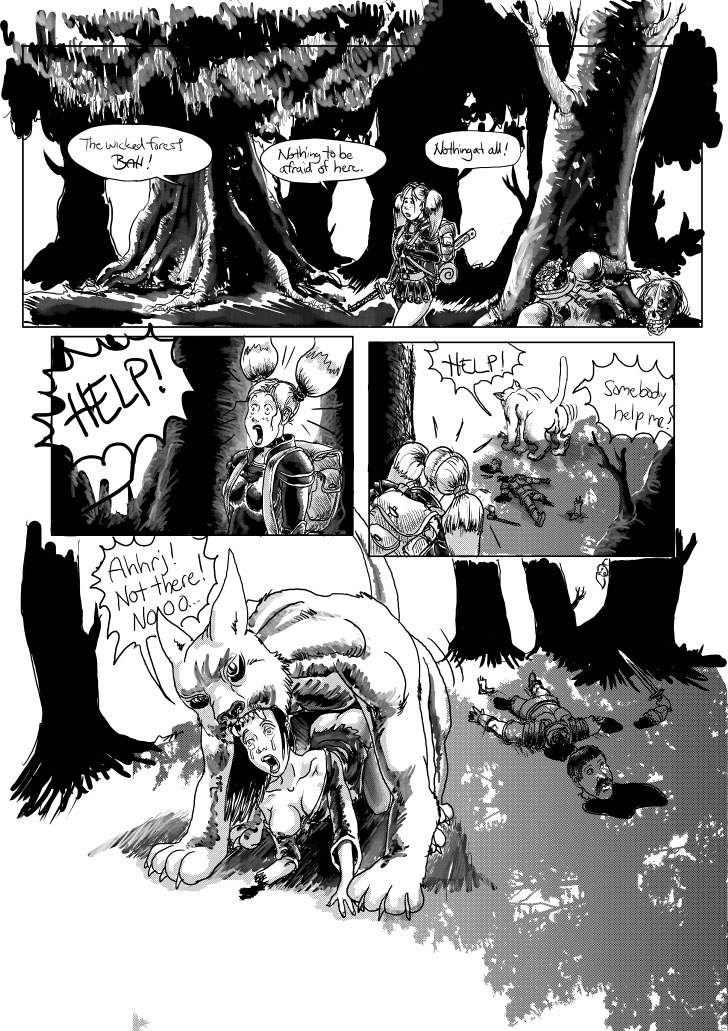 Sam the Black Knight page 2 full