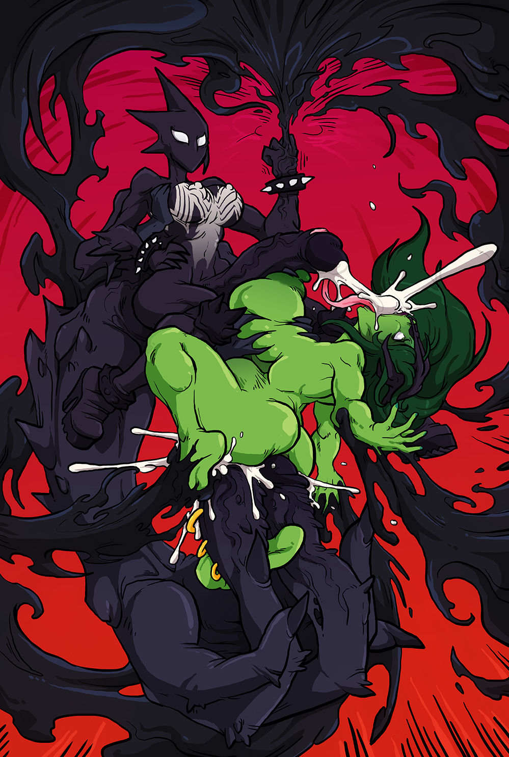 Sensational She-Hulk Symbiote Sex page 4 full