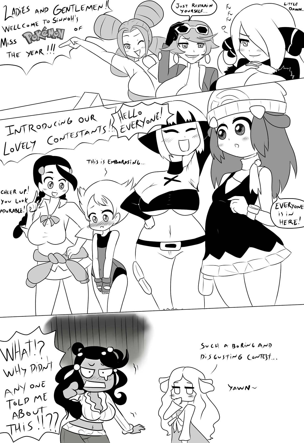 Sinnoh Miss Pokemon Contest page 1 full