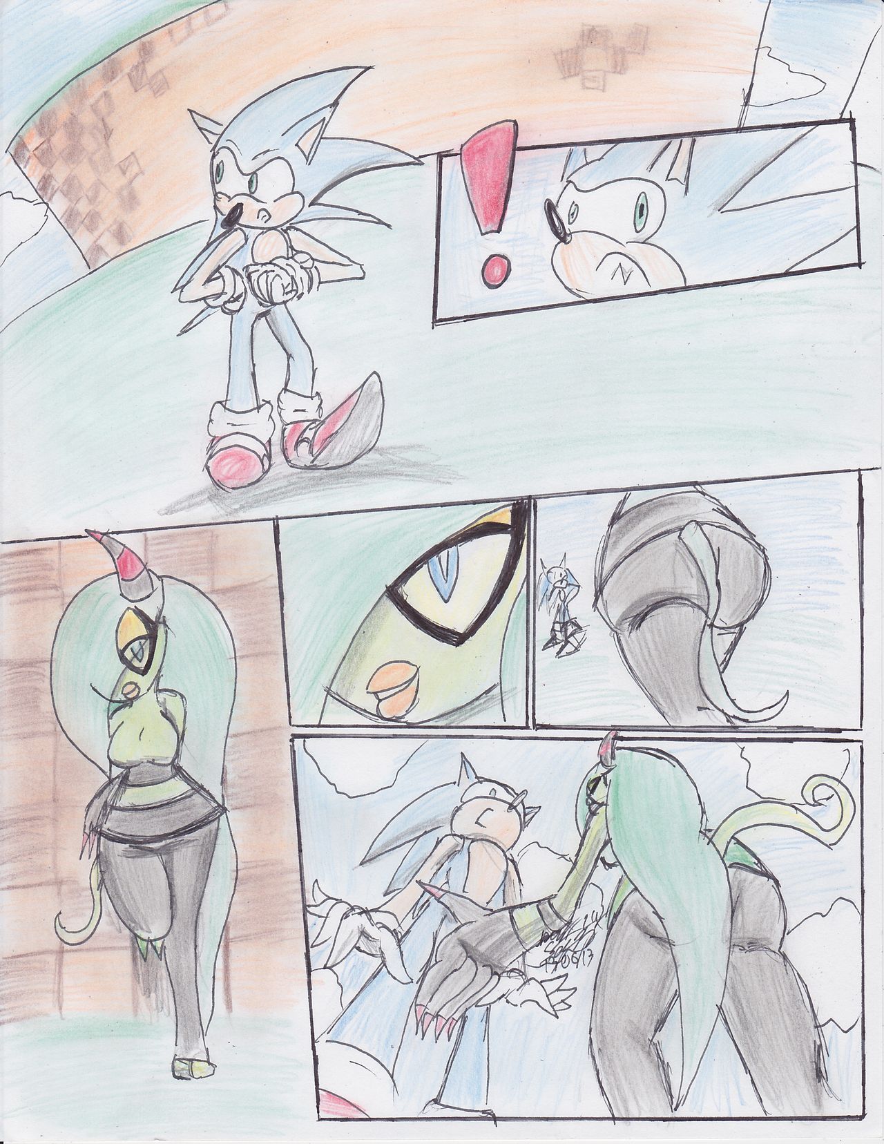 Sonic Lost World- vs Zeena page 1 full