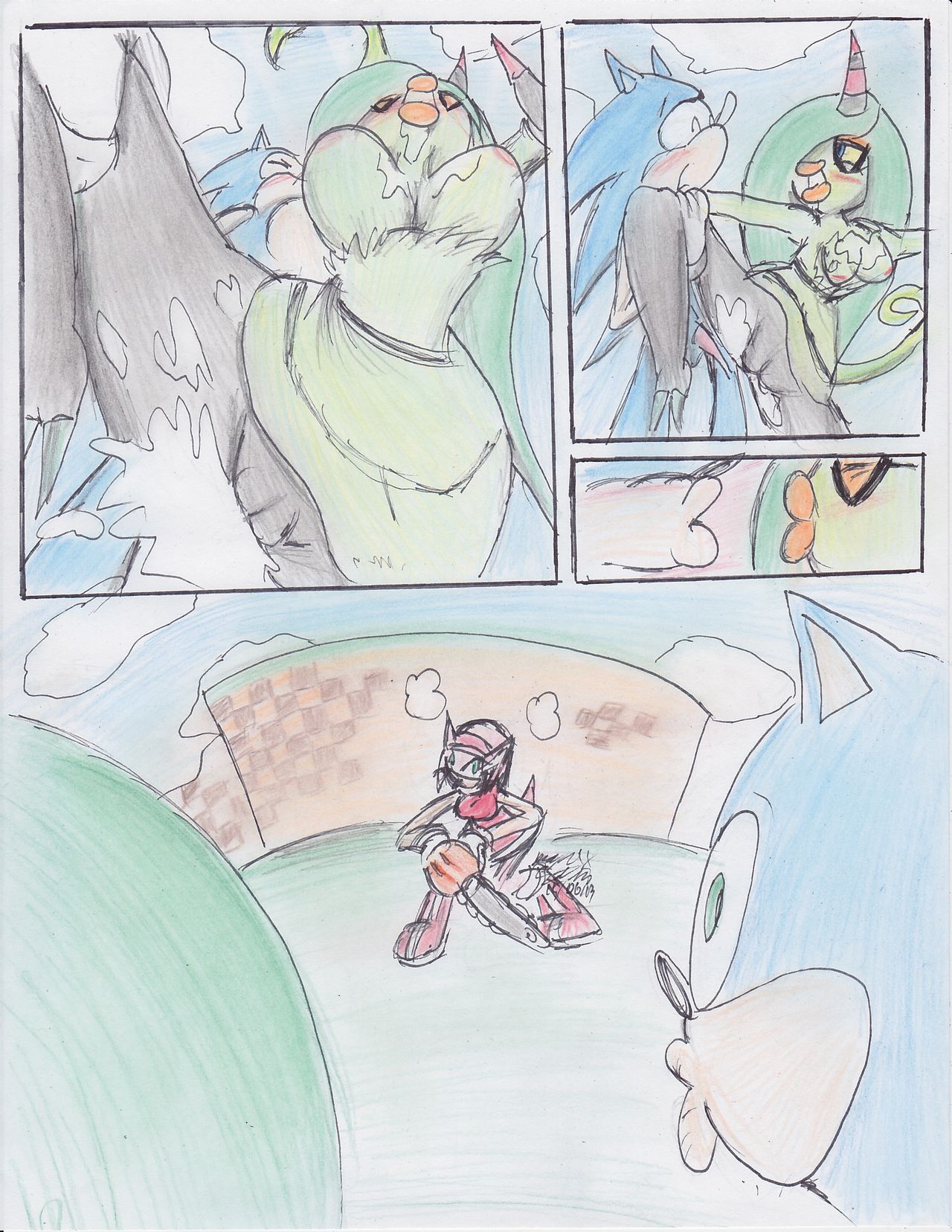 Sonic Lost World- vs Zeena page 5 full