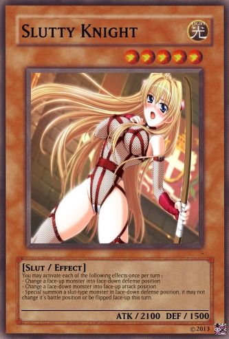 Yu-Gi-Oh : Slut card set page 5 full