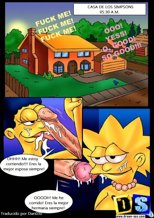 Noche en Casa de Los Simpsons Spanish Español page 10 full
