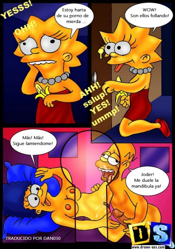 Noche en Casa de Los Simpsons Spanish Español page 2 full