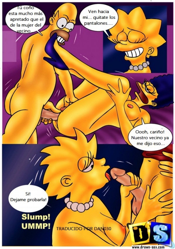 Noche en Casa de Los Simpsons Spanish Español page 5 full
