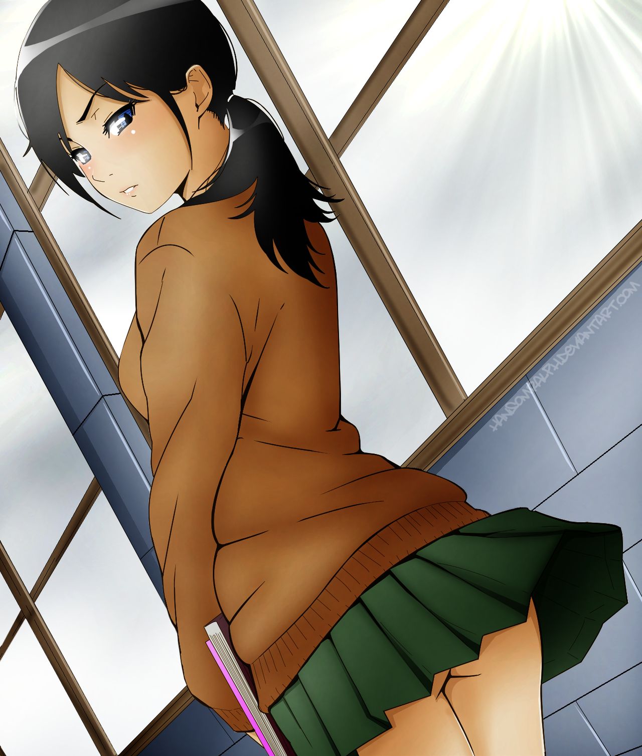 manga and doujinshi panel/character coloring page 3 full
