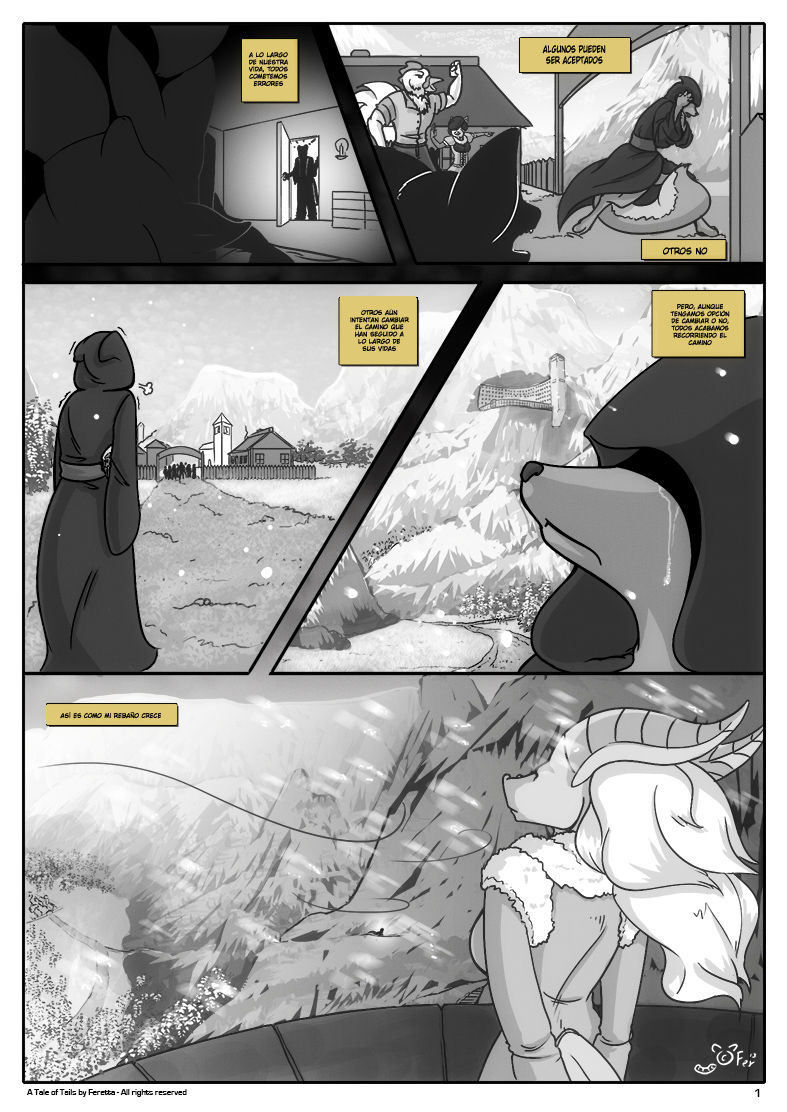 A Tale of Tails: Chapter 1 - Wanderer | Un Cuento Sobre Colas - Capítulo 1: Viajero page 2 full