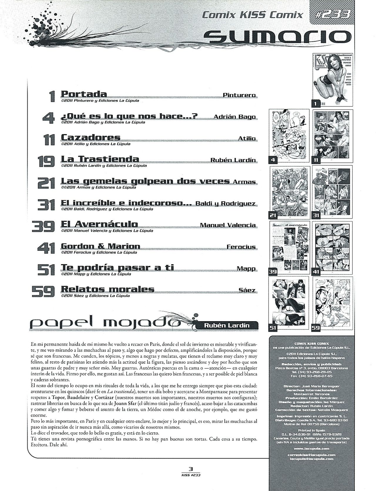 Kiss Comix 233 page 3 full