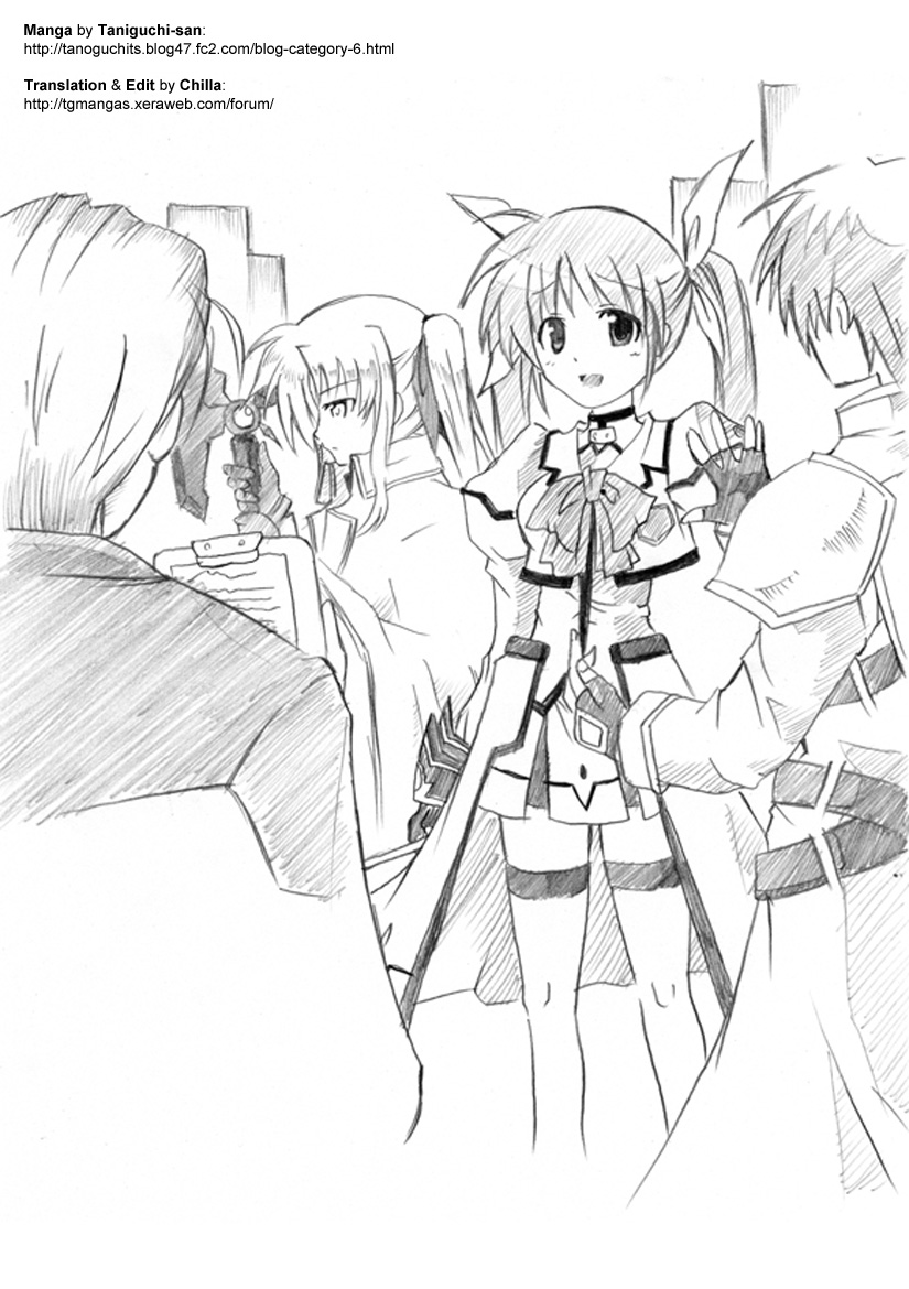 Nanoha Nijisousaku "Konton, Kidourokka" Dai Ichi-wa page 1 full