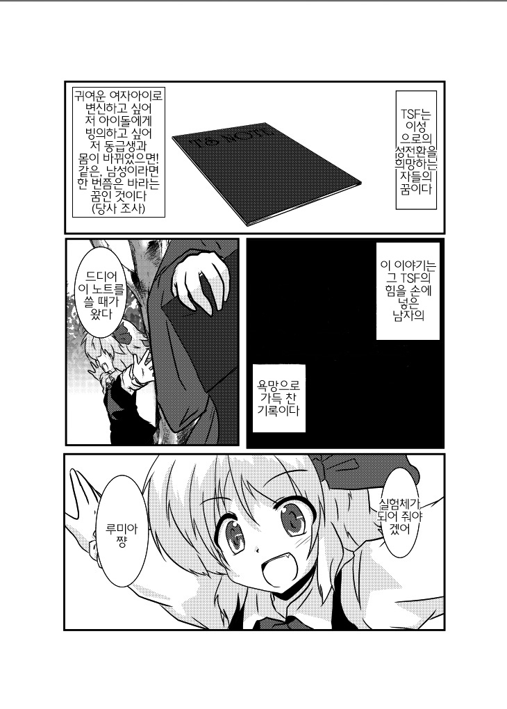 Touhou TS Monogatari ~Rumia hen~ page 4 full